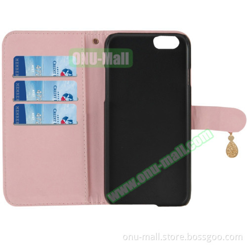 Smart Phone Wallet Case For Iphone 6 Plus, Flip Leather Case For Iphone 6 Plus